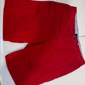 Tommy Hilfiger red dress shorts